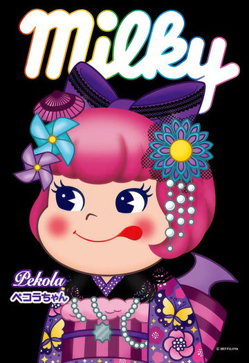 cuties-300-123-fujiya-milky-pekola-chan-kimono-300-pieces-jigsaw-puzzle