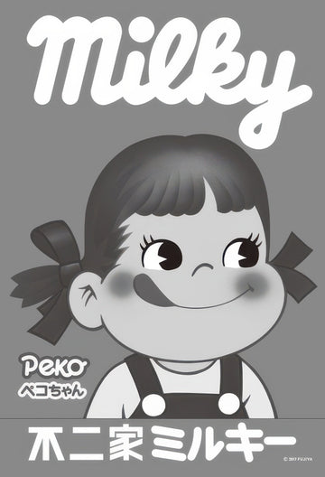 cuties-300-129-fujiya-milky-peko-chan-black-and-white-300-pieces-jigsaw-puzzle