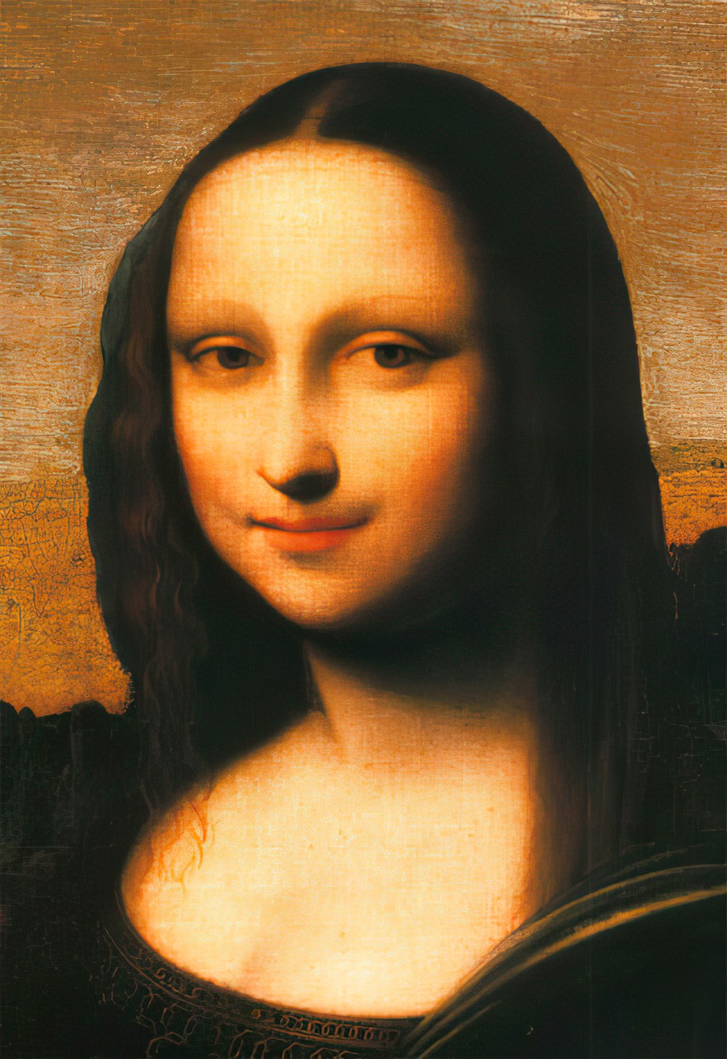 Cuties • Leonardo da Vinci • Mona Lisa 2 (Part)　300 PCS　Jigsaw Puzzle