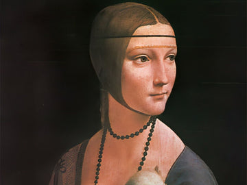 Cuties • Leonardo da Vinci • Lady with an Ermine　300 PCS　Jigsaw Puzzle