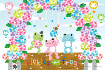 Cuties • Pickles the Frog • Hydrangea Confetti　300 PCS　Jigsaw Puzzle