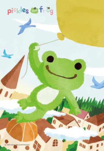 cuties-300-209-pickles-the-frog-to-the-sky-with-a-balloon-300-pieces-jigsaw-puzzle