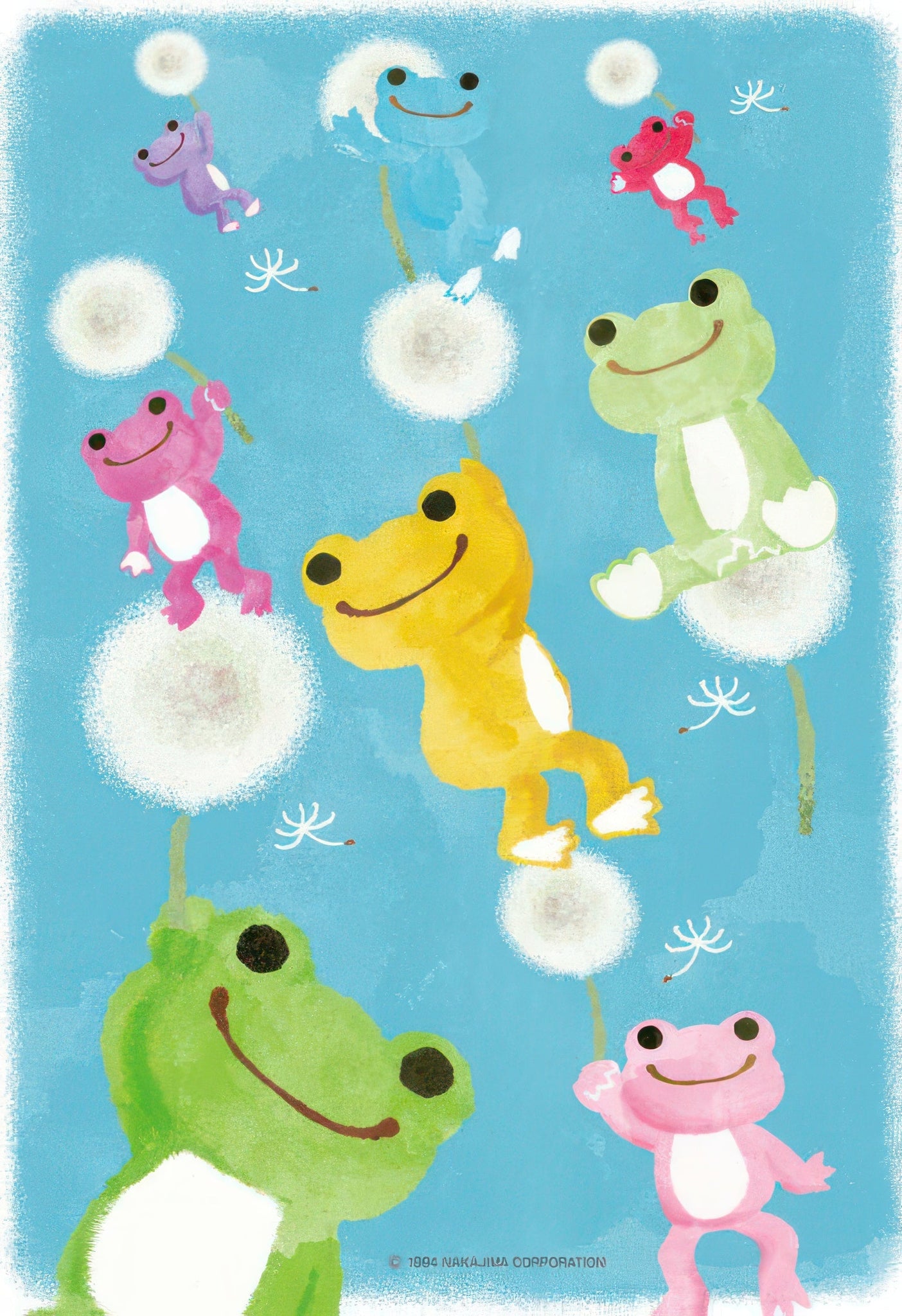 cuties-300-211-pickles-the-frog-pickles-and-fluffy-dandelions-300-pieces-jigsaw-puzzle