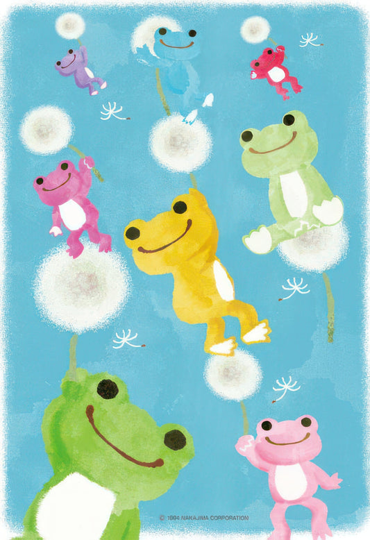 Cuties 300-211　Pickles the Frog • Pickles and Fluffy Dandelions　300 Pieces Jigsaw Puzzle