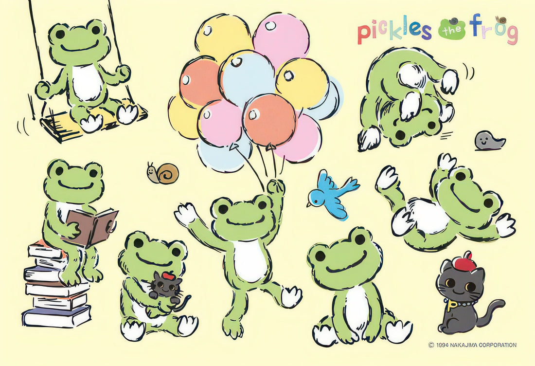 cuties-300-213-pickles-the-frog-pose-collection-300-pieces-jigsaw-puzzle