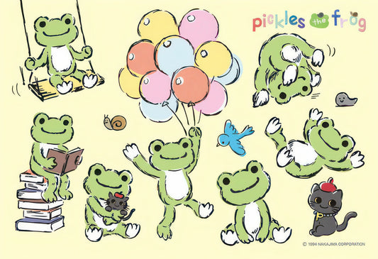 Cuties 300-213　Pickles the Frog • Pose Collection　300 Pieces Jigsaw Puzzle