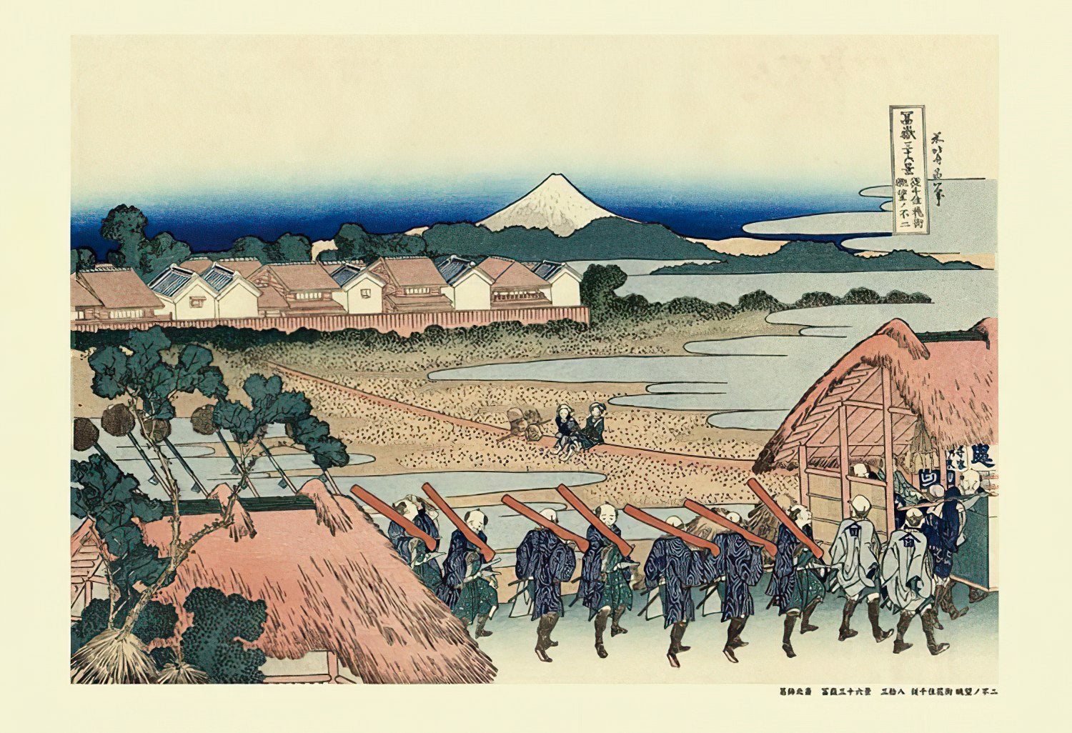 Cuties • Katsushika Hokusai • Mt. Fuji Seen from Senju Kagai　300 PCS　Jigsaw Puzzle
