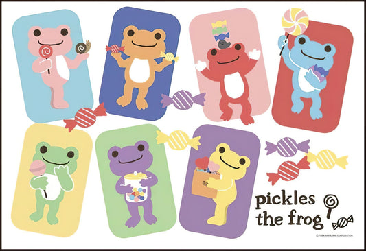 Cuties â€¢ Frog Pickles â€¢ Rainbow Candyã€€300 PCSã€€Jigsaw Puzzle