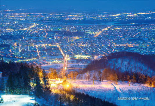 Cuties 300-320　Scenery • Mt. Moiwa Winter Night View, Sapporo　300 Pieces Jigsaw Puzzle