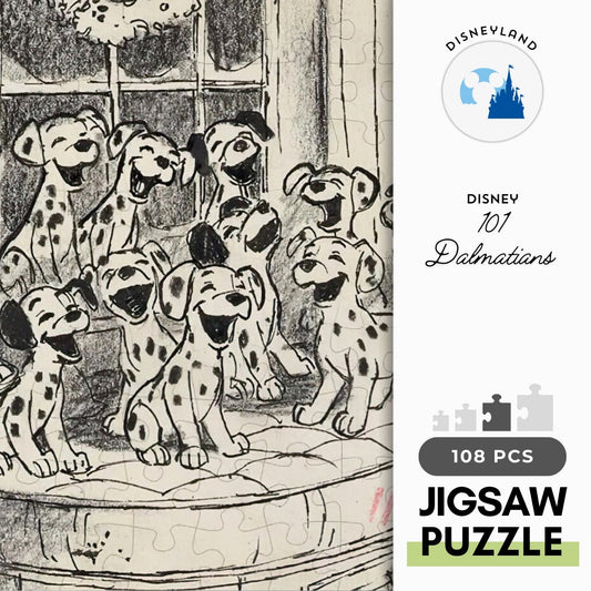 Disneyland DSJ01-84025　101 Dalmatians　108 Pieces Jigsaw Puzzle