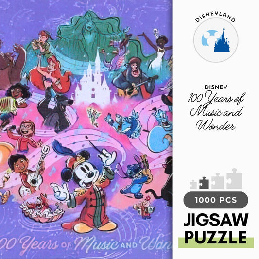 Disneyland DSJ10-56285　Disney • 100 Years of Music and Wonder　1000 Pieces Jigsaw Puzzle