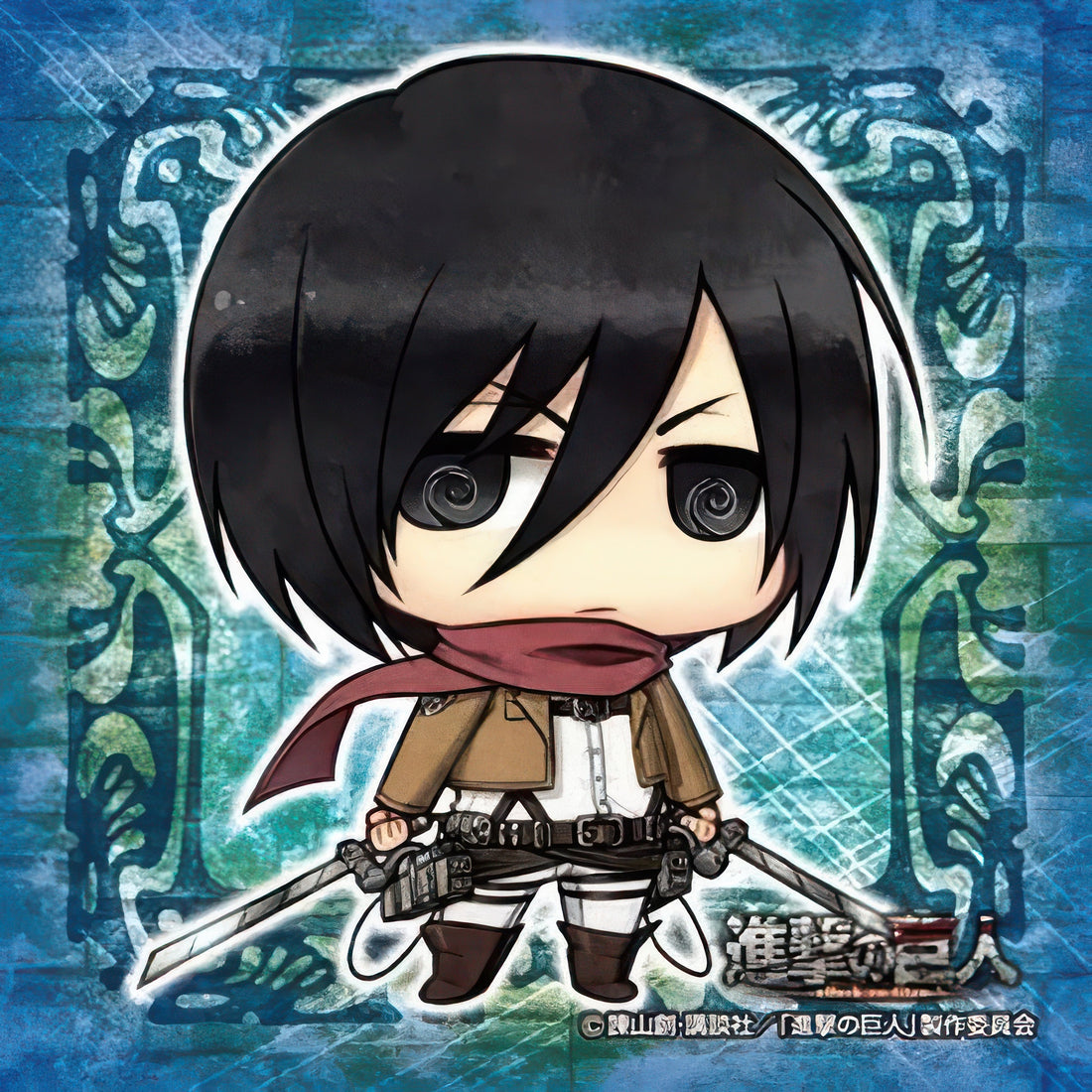 ensky-100-02-attack-on-titan-chimi-mikasa-100-pieces-jigsaw-puzzle