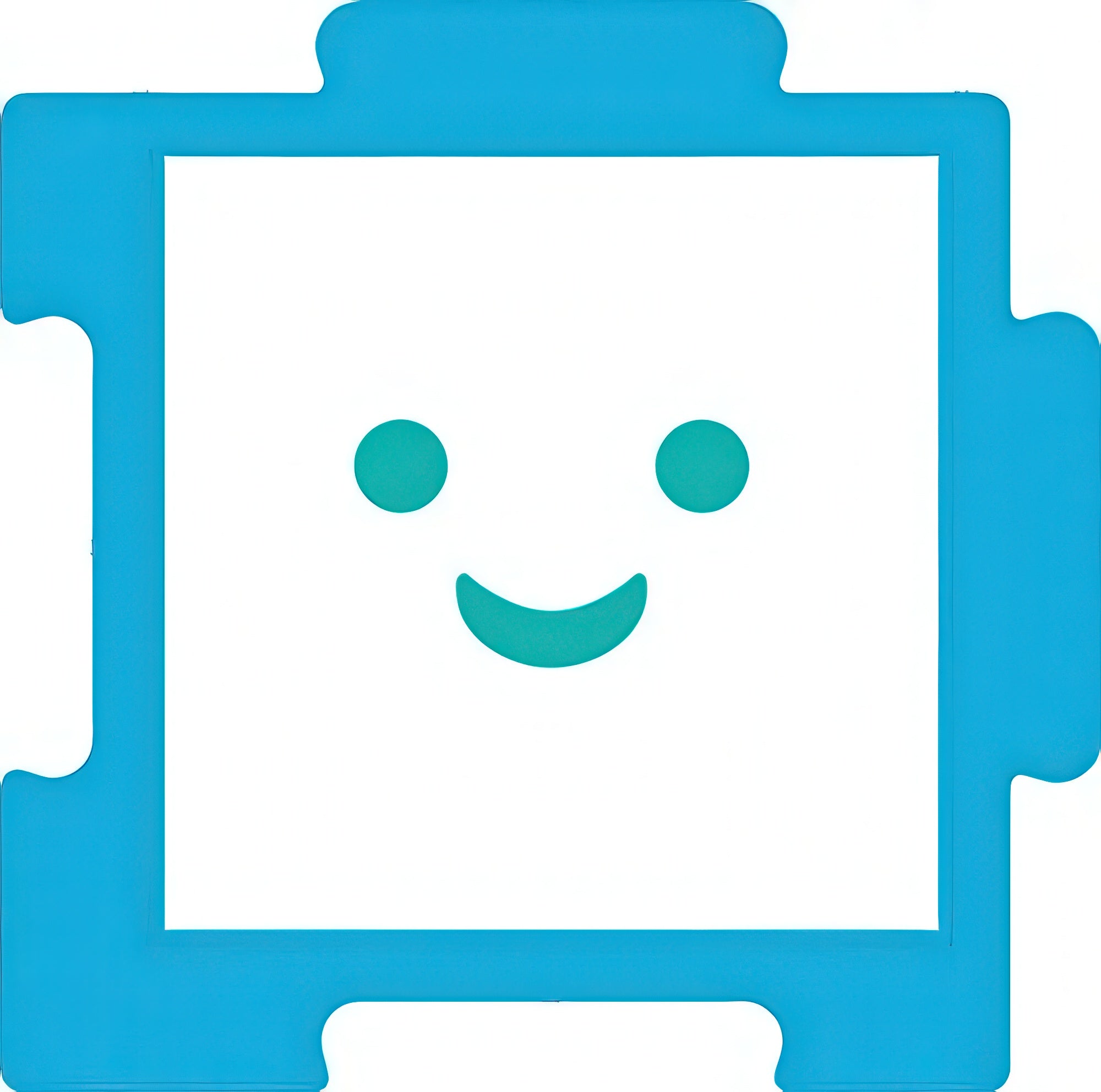 ensky-100-04f-tsunagaru+-shiny-blue-(for-10-x-10-cm)-puzzle-frame