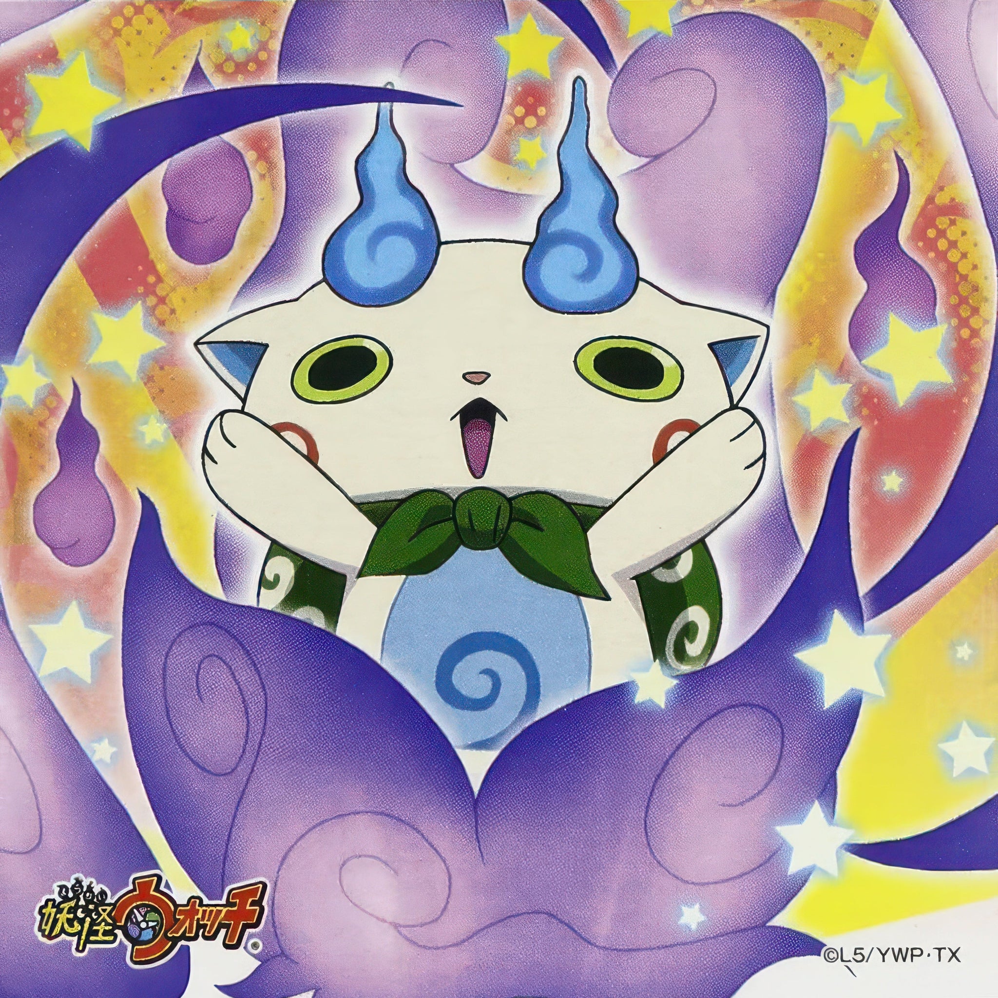 ensky-100-71-yo-kai-watch-komasan-will-o'-the-wisp-dance-100-pieces-jigsaw-puzzle
