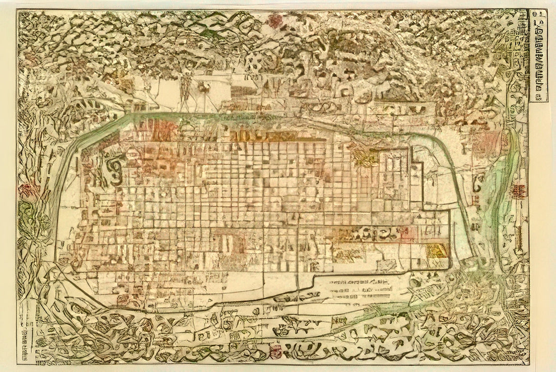 ensky-1000-146-old-map-of-kyoto-the-age-of-ryoma-1000-pieces-jigsaw-puzzle