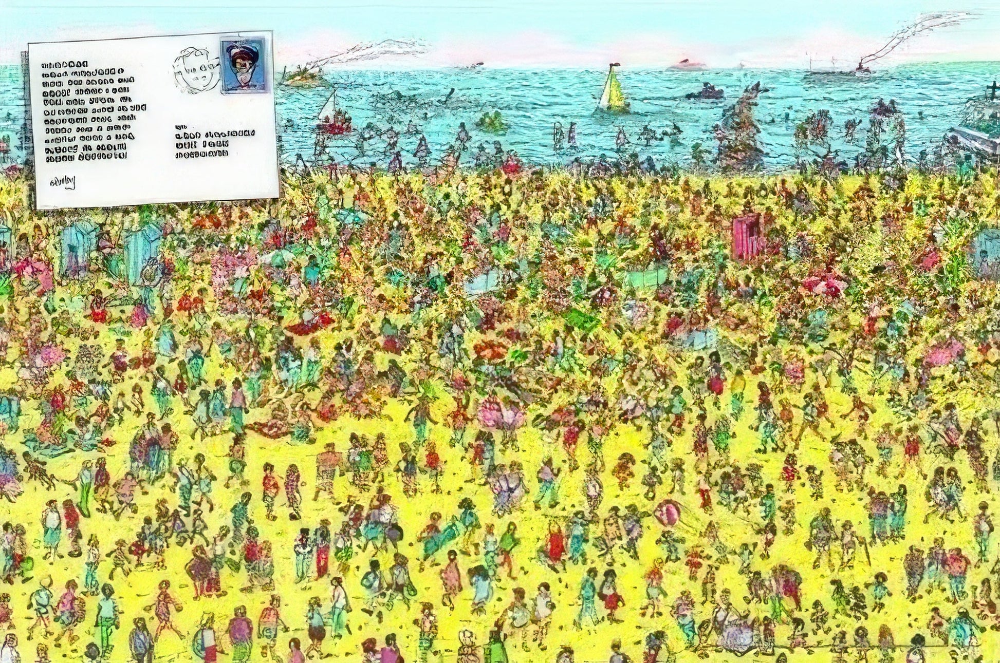 ensky-1000-159-where's-wally?-on-the-beach-1000-pieces-jigsaw-puzzle