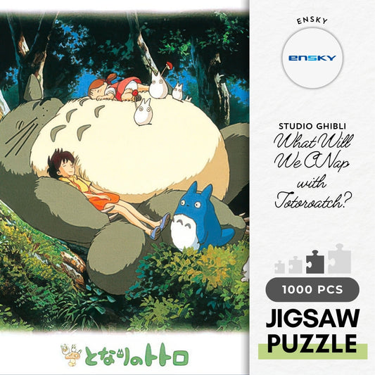 Ensky 1000-215　My Neighbor Totoro • Nap with Totoro　1000 Pieces Jigsaw Puzzle