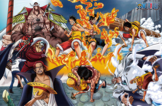 Ensky 1000-316　One Piece • Marine Headquarters, Marineford　1000 Pieces Jigsaw Puzzle