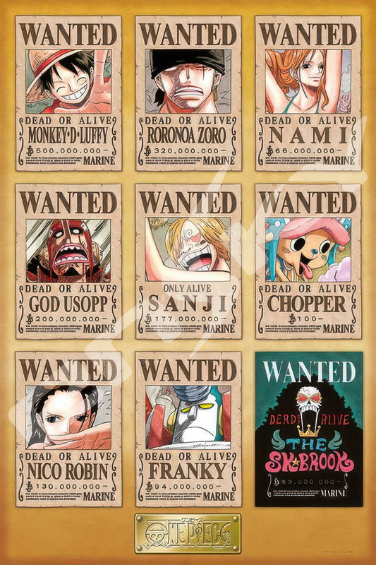 Ensky 1000-569　One Piece • NEW WANTED POSTERS　1000 Pieces Jigsaw Puzzle