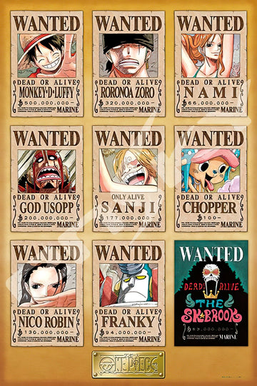 Ensky • One Piece • NEW WANTED POSTERS　1000 PCS　Jigsaw Puzzle