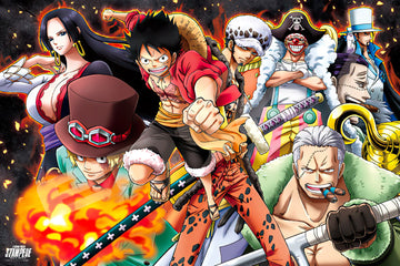 Ensky â€¢ One Piece â€¢ Great Fire Battleã€€1000 PCSã€€Jigsaw Puzzle