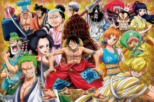 Ensky 1000-585　One Piece • Wano Country Visit　1000 Pieces Jigsaw Puzzle