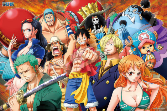 Ensky 1000-587　One Piece • Straw Hat Pirates　1000 Pieces Jigsaw Puzzle