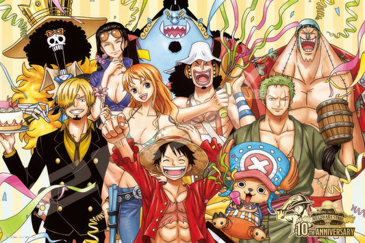 Ensky 1000-592　One Piece • 10th PARTY!　1000 Pieces Jigsaw Puzzle