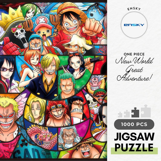 Ensky 1000-AC001　One Piece • New World Great Adventure!　1000 Pieces Crystal Jigsaw Puzzle