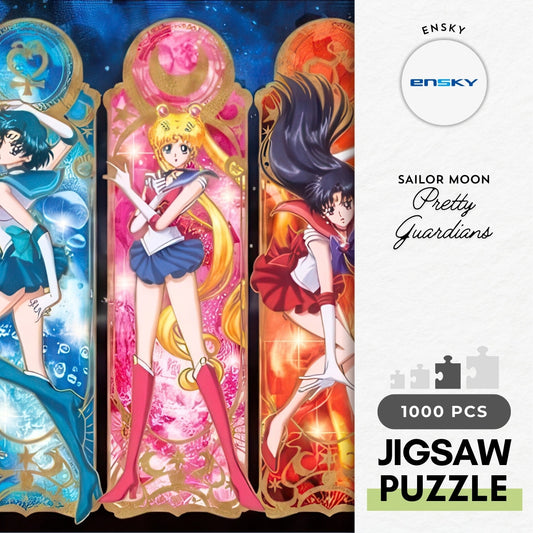 Ensky 1000-AC004　Sailor Moon • Pretty Guardians　1000 Pieces Crystal Jigsaw Puzzle