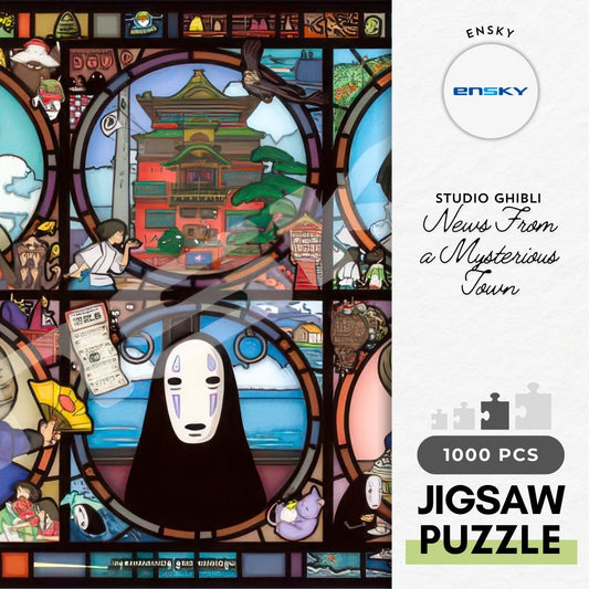 Ensky 1000-AC016　Spirited Away • News From a Mysterious Town　1000 Pieces Crystal Jigsaw Puzzle