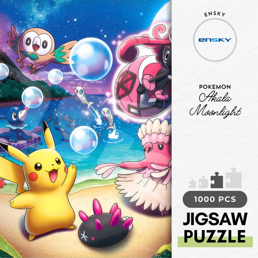 Ensky 1000T-107　Pokemon • Akala Moonlight　1000 Pieces Jigsaw Puzzle