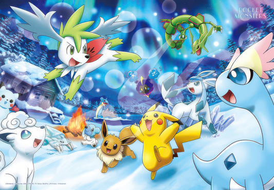 Ensky 1000T-125　Pokemon • Mysterious Aurora　1000 Pieces Jigsaw Puzzle