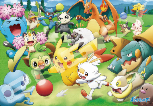 Ensky 1000T-149　Pokemon • Play with the Ball　1000 Pieces Jigsaw Puzzle