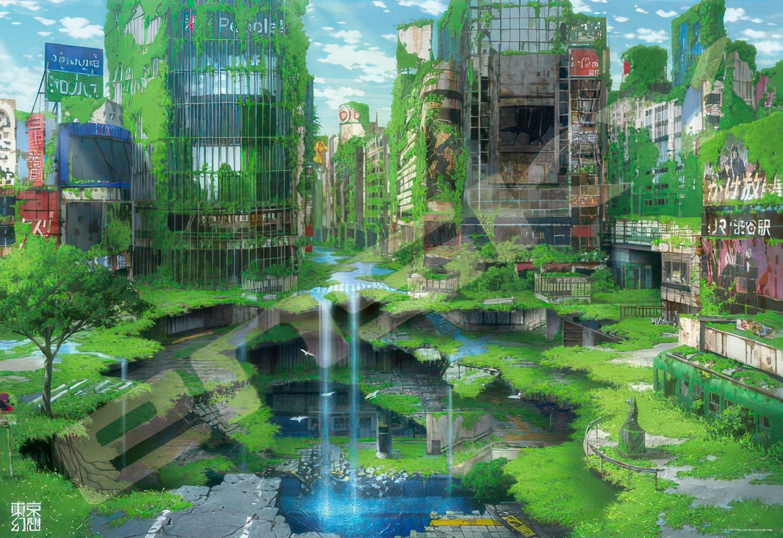 ensky-1000t-158-illustration-shibuya-labyrinth-illusion-1000-pieces-jigsaw-puzzle