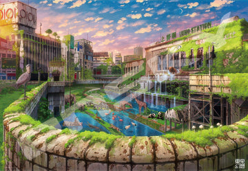 ensky-1000t-160-illustration-ueno-station-illusion-1000-pieces-jigsaw-puzzle