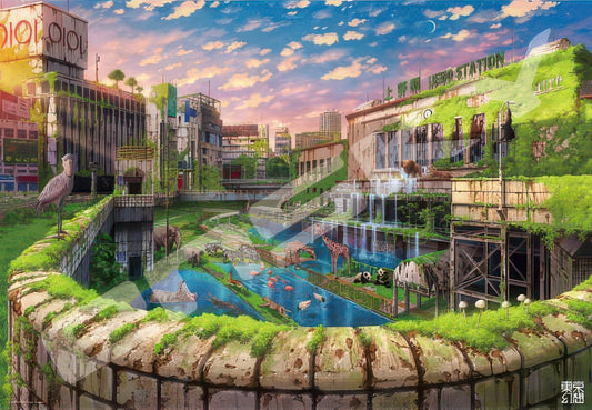 Ensky 1000T-160　Illustration • Ueno Station Illusion　1000 Pieces Jigsaw Puzzle