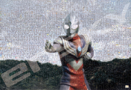 Ensky 1000T-188　Ultraman Tiga Mosaic Art　1000 Pieces Jigsaw Puzzle