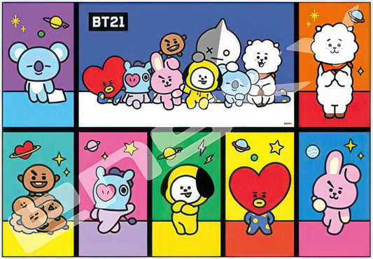 Ensky 1000T-309　BT21 • BASIC　1000 Pieces Jigsaw Puzzle