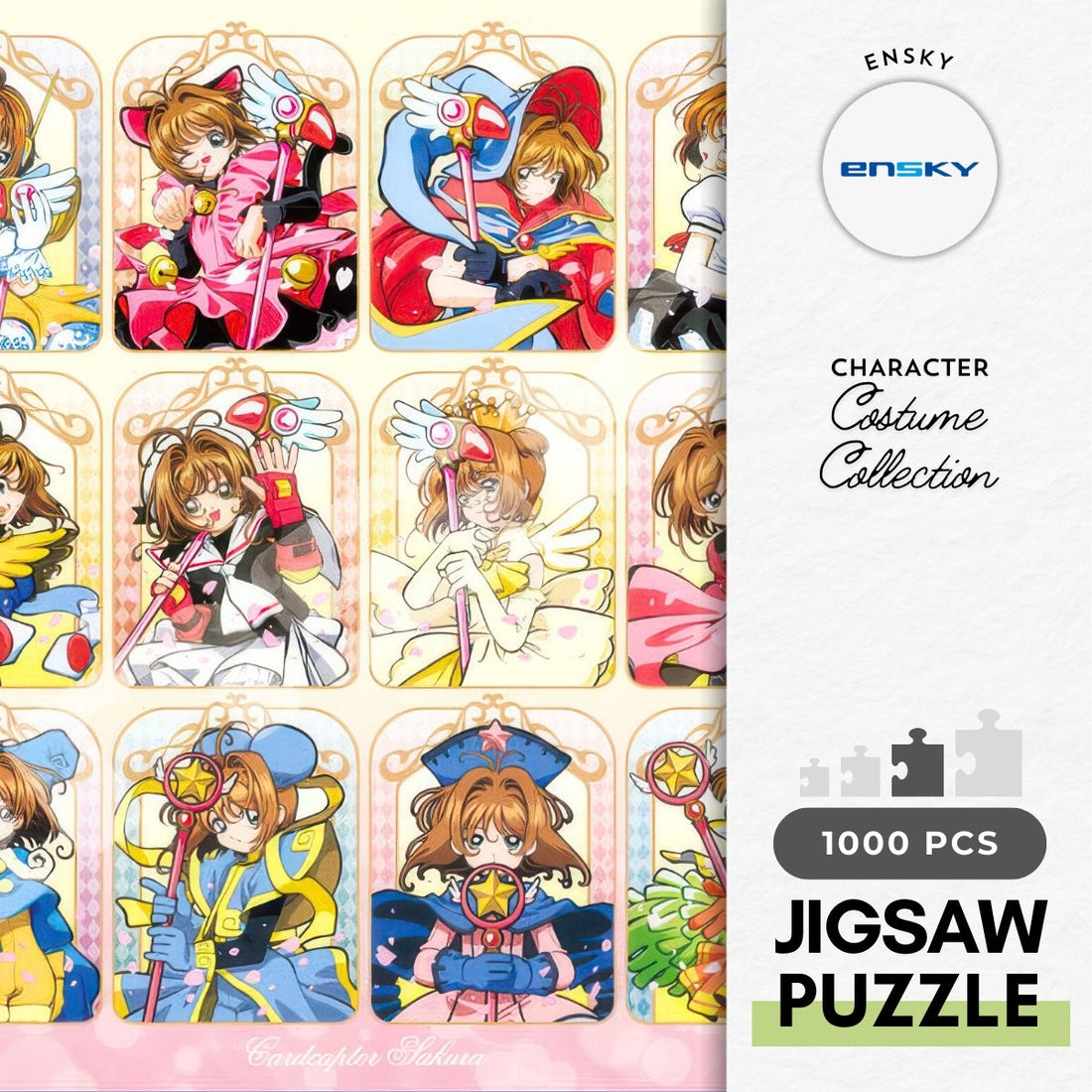 ensky-1000t-317-cardcaptor-sakura-costume-collection-1000-pieces-jigsaw-puzzle