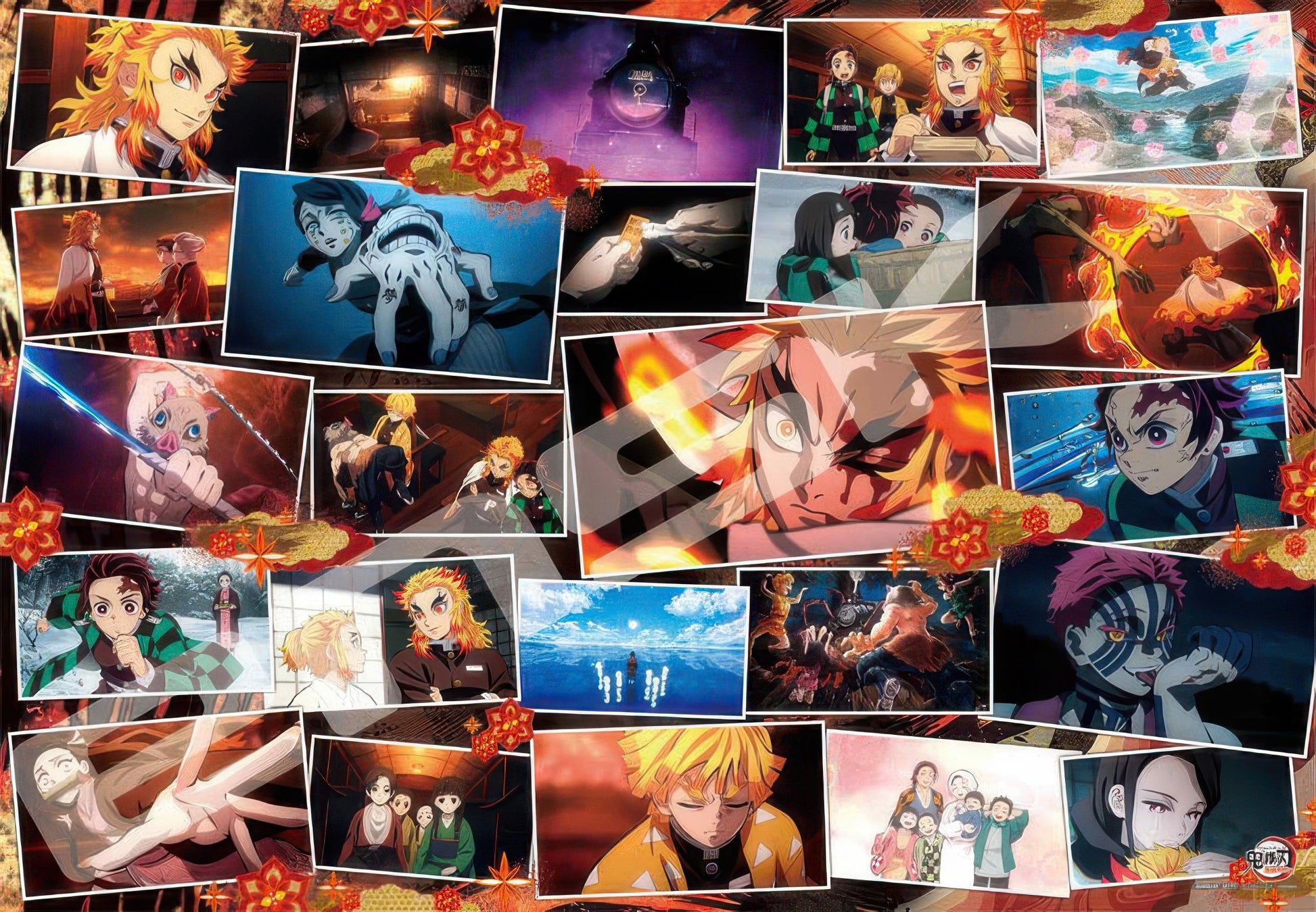 ensky-1000t-333-demon-slayer-the-movie-mugen-train-collage-1000-pieces-jigsaw-puzzle
