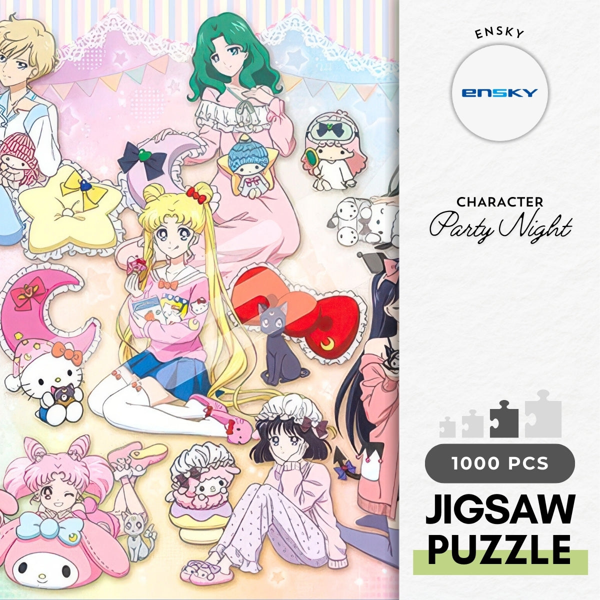 ensky-1000t-369-sailor-moon-sanrio-party-night-1000-pieces-jigsaw-puzzle