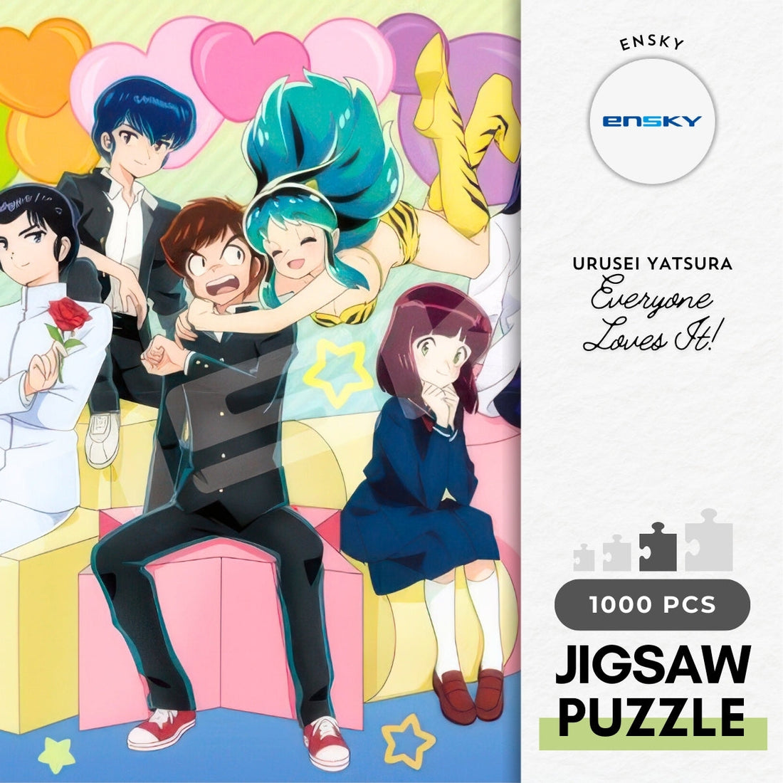 ensky-1000t-391-urusei-yatsura-everyone-loves-it-1000-pieces-jigsaw-puzzle