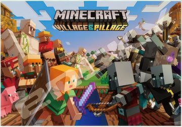 ensky-1000t-393-minecraft-village-pillage-1000-pieces-jigsaw-puzzle