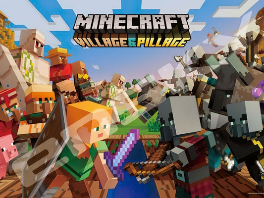 Ensky • Minecraft Village & Pillage　1000 PCS　Jigsaw Puzzle