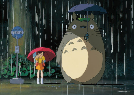 Ensky 108-607　My Neighbor Totoro • Rainy Bus Stop　108 Pieces Jigsaw Puzzle