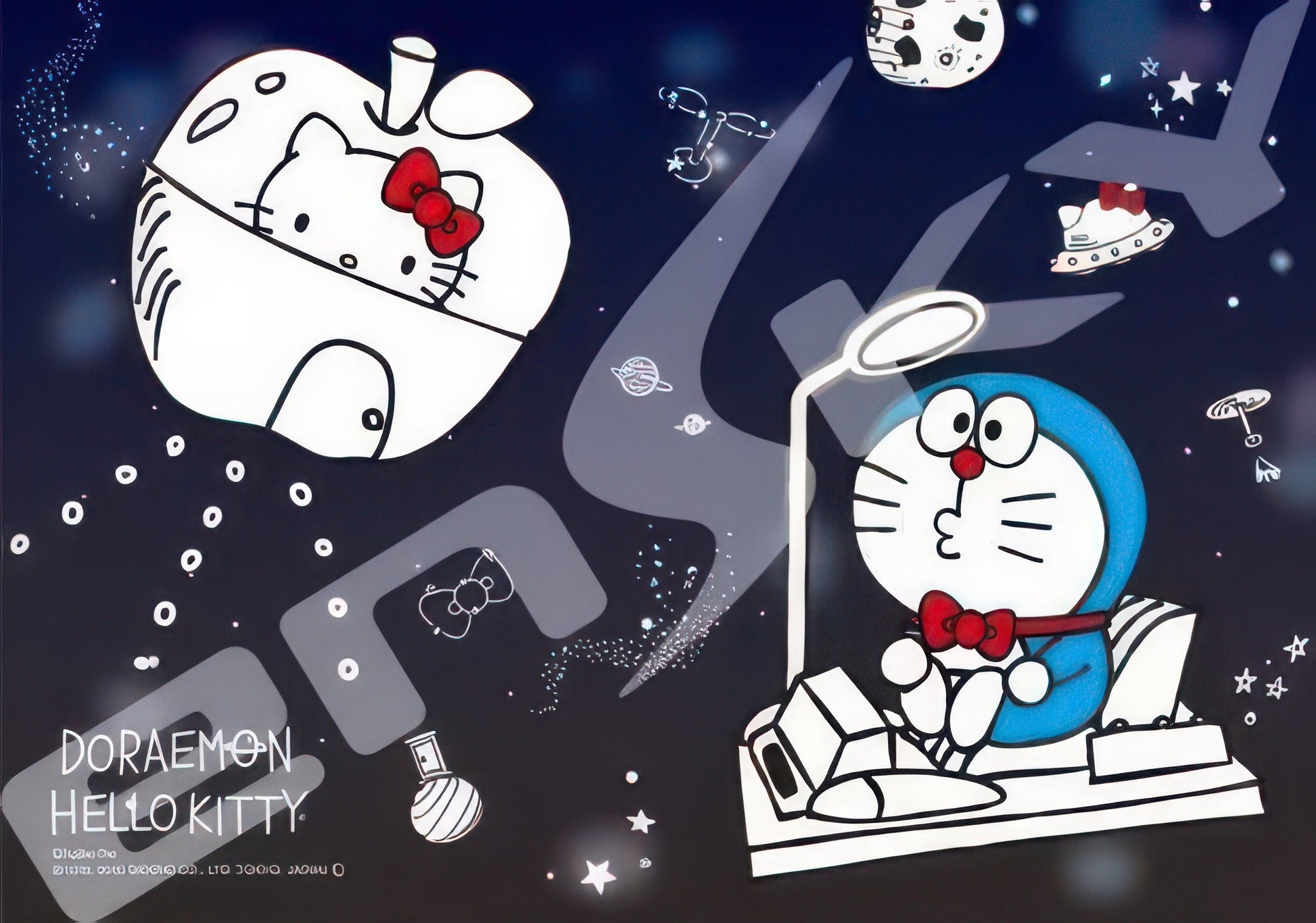 ensky-108-703-doraemon-sanrio-doraemon-x-hello-kitty-space-travel-108-pieces-jigsaw-puzzle