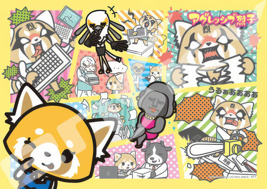 Ensky 108-704　Aggretsuko • Aggressive Retsuko　108 Pieces Jigsaw Puzzle