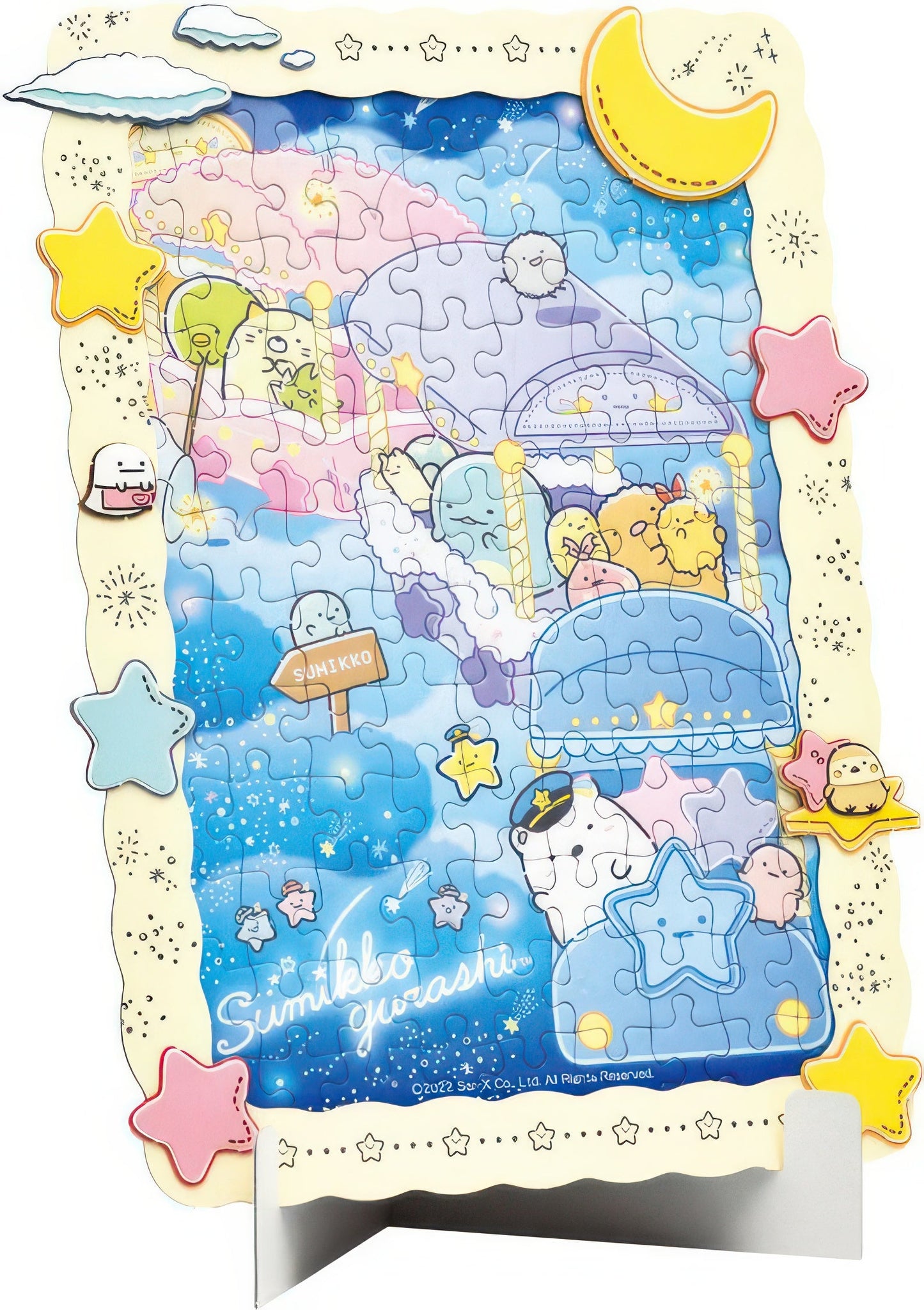 ensky-108-dp01-a-walk-in-the-starry-sky-108-pieces-puzzle-+-stand-set