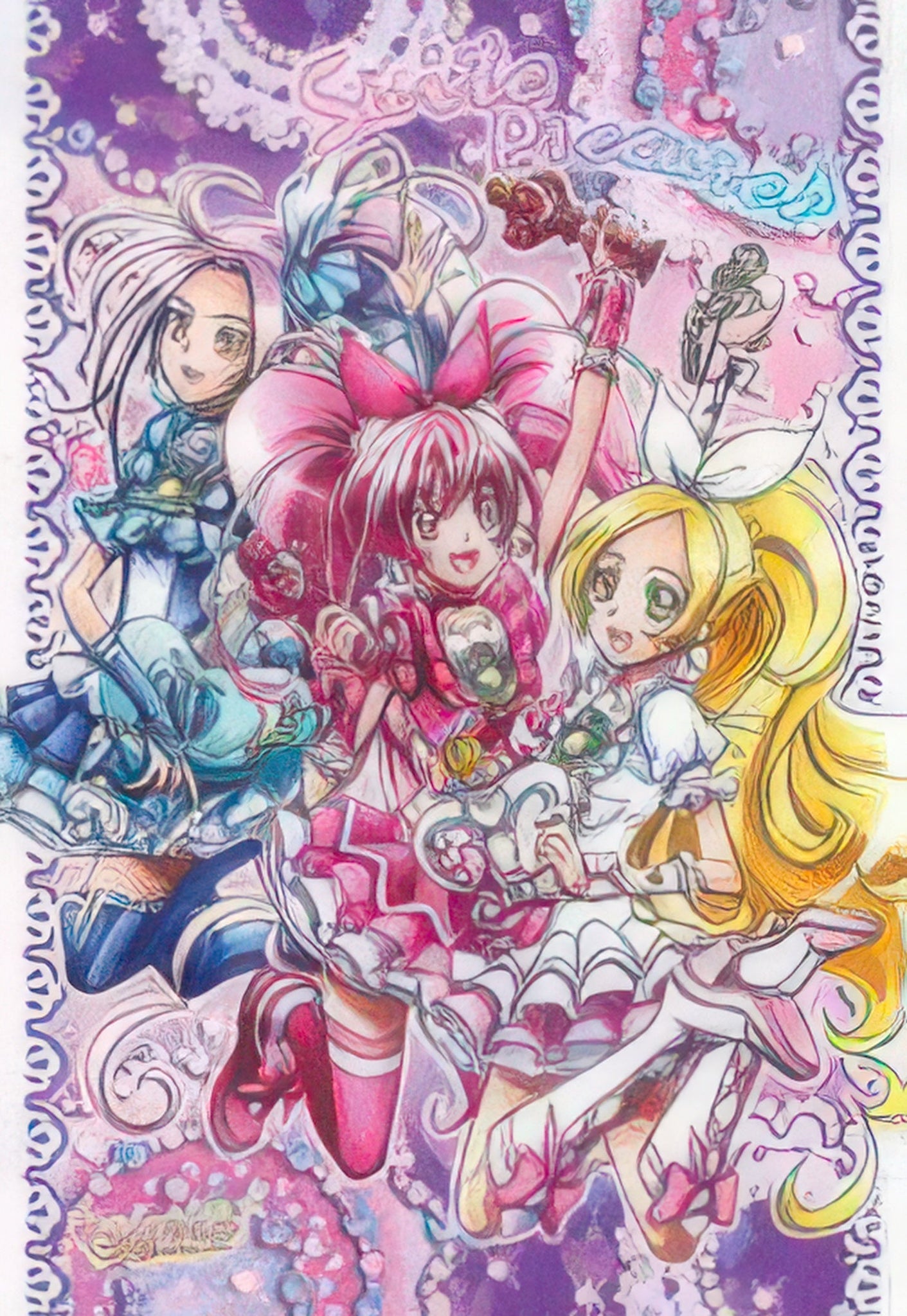 ensky-108-l339-suite-pretty-cure-harmony-power-108-pieces-jigsaw-puzzle